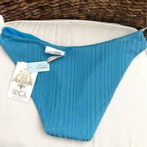 NWT Becca Metallic Bikini Bottom/ Sz Med